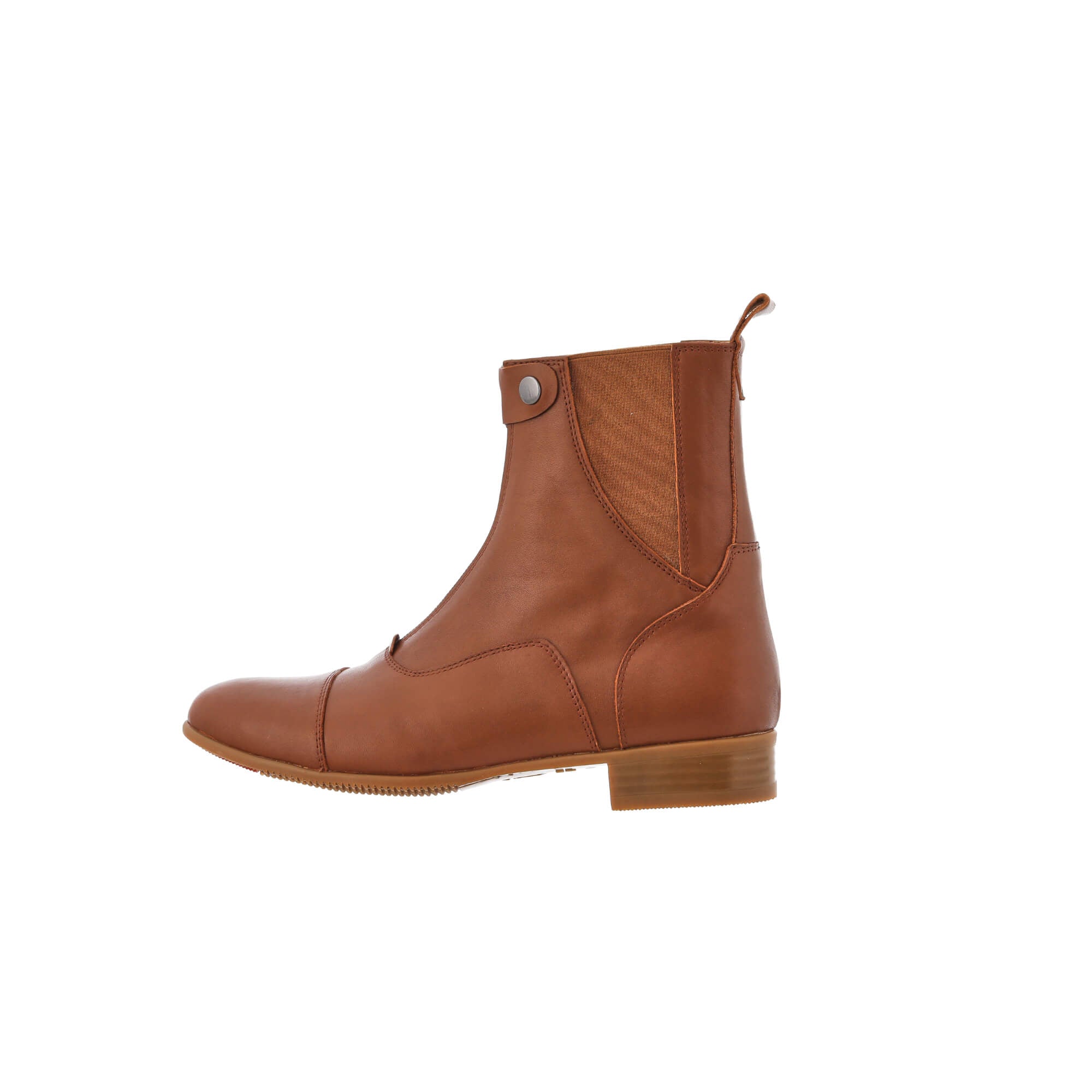 靴 45R HORSE LEATHER SHORT BOOTS Magnesia, Tan Leather, Front Zip, Short Boots – Jockey Boot Market